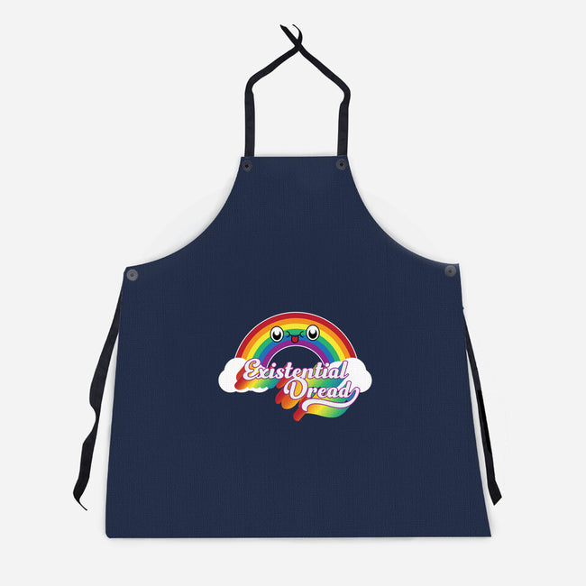 Existential Dread-unisex kitchen apron-Mykelad