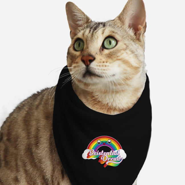 Existential Dread-cat bandana pet collar-Mykelad