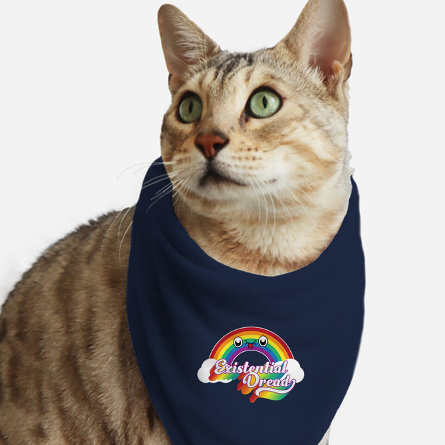 Existential Dread-cat bandana pet collar-Mykelad