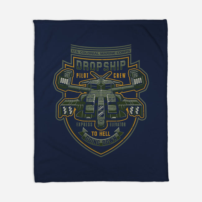 Express Elevator to Hell-none fleece blanket-adho1982