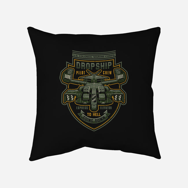 Express Elevator to Hell-none removable cover throw pillow-adho1982