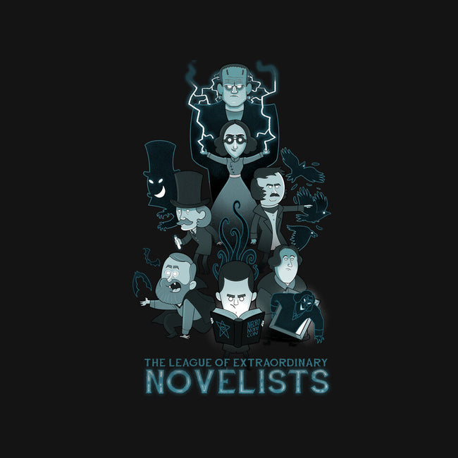 Extraordinary Novelists-none non-removable cover w insert throw pillow-queenmob