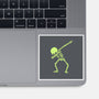 Dabbing Skeleton-none glossy sticker-vomaria