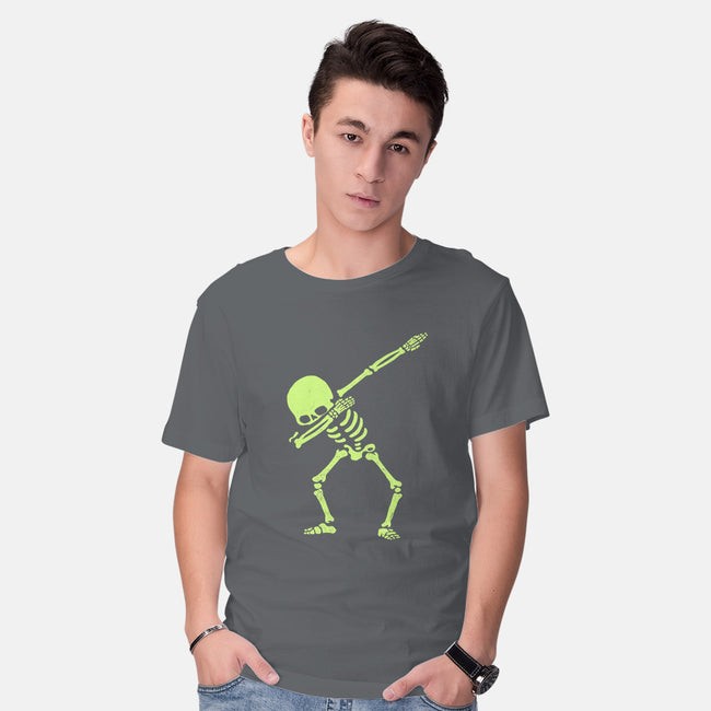 Dabbing Skeleton-mens basic tee-vomaria