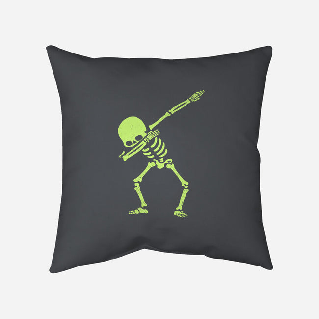 Dabbing Skeleton-none non-removable cover w insert throw pillow-vomaria