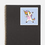 Dabbing Unicorn-none glossy sticker-vomaria
