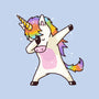 Dabbing Unicorn-none fleece blanket-vomaria