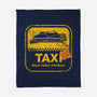 Dallas Taxi-none fleece blanket-dann matthews