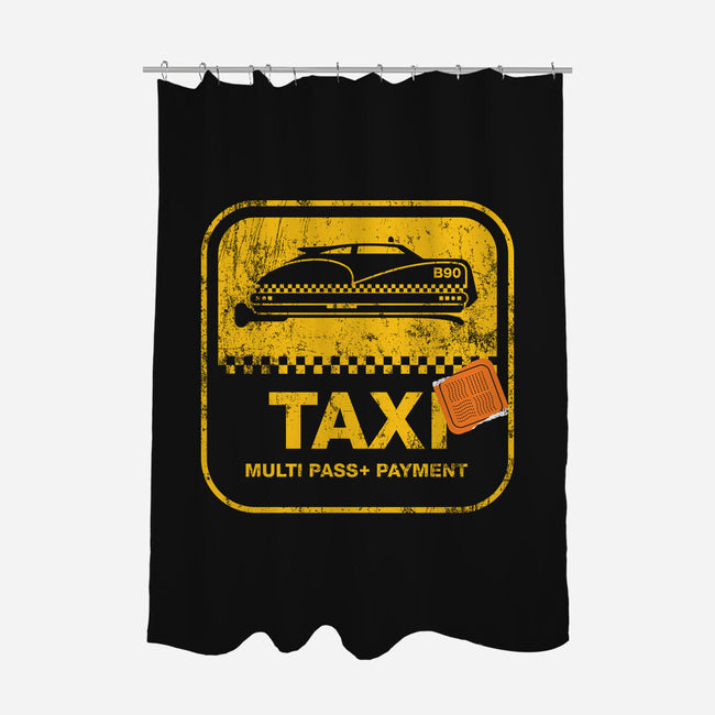 Dallas Taxi-none polyester shower curtain-dann matthews