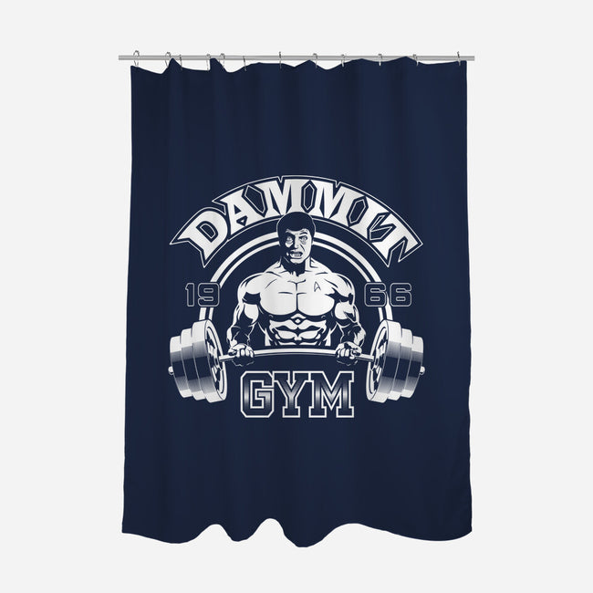 Dammit Gym-none polyester shower curtain-mephias