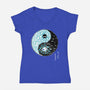 Dancing Forces-womens v-neck tee-Harantula