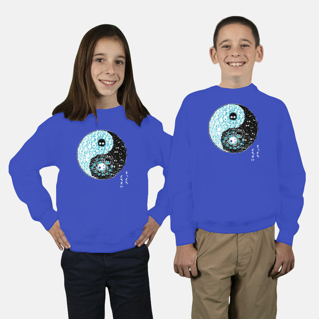 Dancing Forces-youth crew neck sweatshirt-Harantula