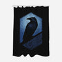 Dark Guardian-none polyester shower curtain-RAIDHO
