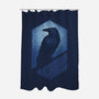 Dark Guardian-none polyester shower curtain-RAIDHO