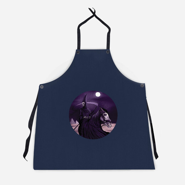 Death-unisex kitchen apron-andyhunt