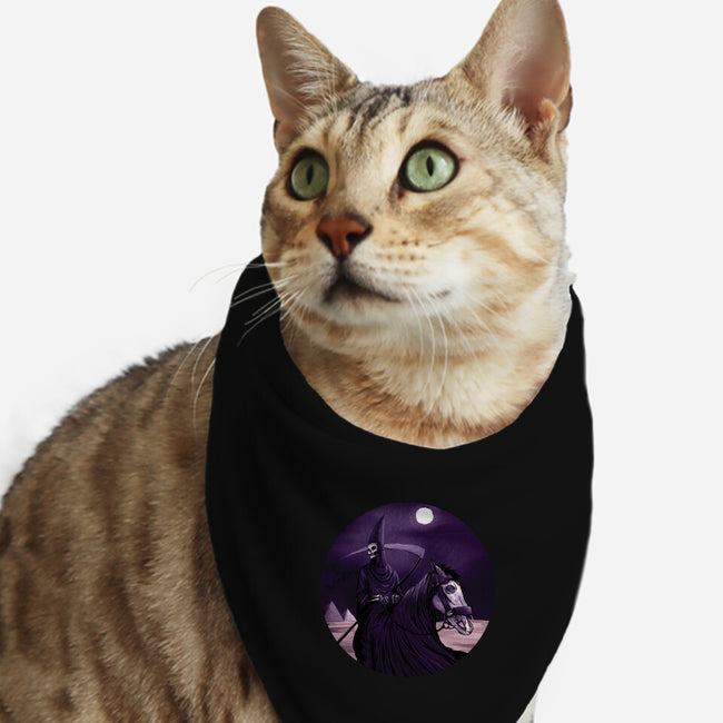 Death-cat bandana pet collar-andyhunt