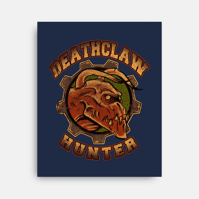 Deathclaw Hunter-none stretched canvas-Fishmas