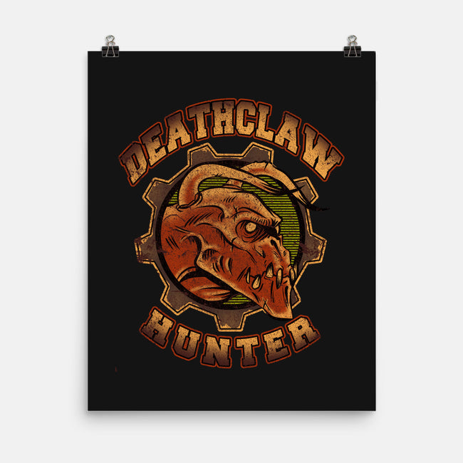Deathclaw Hunter-none matte poster-Fishmas