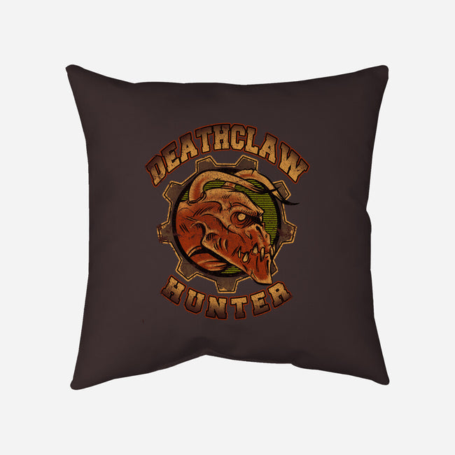 Deathclaw Hunter-none removable cover w insert throw pillow-Fishmas