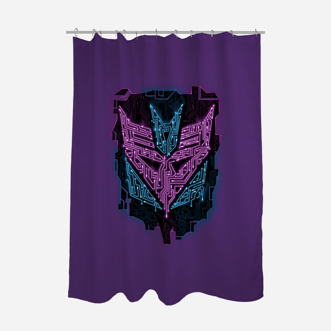 Decept-Iconic-none polyester shower curtain-DJKopet
