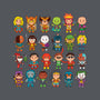 Delightfully Cute Little Heroes-womens fitted tee-mattkaufenberg