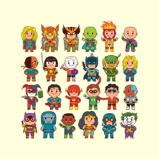Delightfully Cute Little Heroes-none stretched canvas-mattkaufenberg