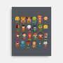 Delightfully Cute Little Heroes-none stretched canvas-mattkaufenberg