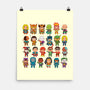 Delightfully Cute Little Heroes-none matte poster-mattkaufenberg