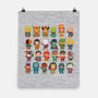 Delightfully Cute Little Heroes-none matte poster-mattkaufenberg