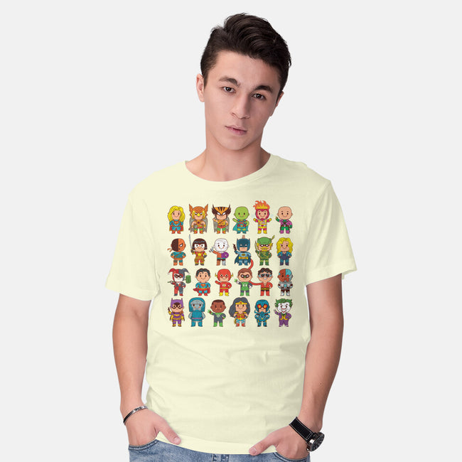 Delightfully Cute Little Heroes-mens basic tee-mattkaufenberg