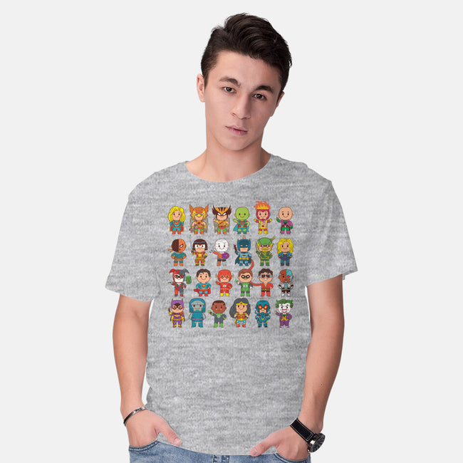 Delightfully Cute Little Heroes-mens basic tee-mattkaufenberg