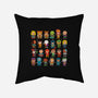 Delightfully Cute Little Heroes-none removable cover w insert throw pillow-mattkaufenberg