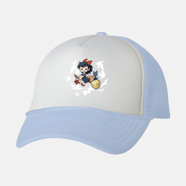 Delivery!-unisex trucker hat-DoOomcat