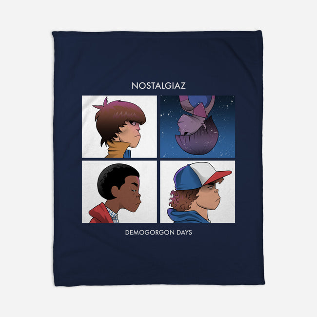 Demogorgon Days-none fleece blanket-jpzilla