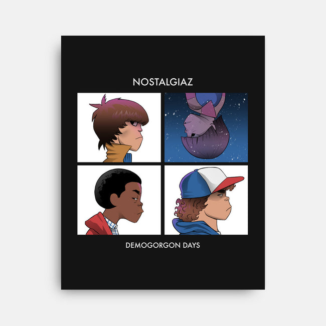 Demogorgon Days-none stretched canvas-jpzilla