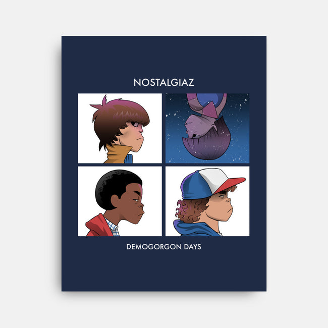 Demogorgon Days-none stretched canvas-jpzilla