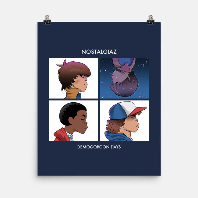 Demogorgon Days-none matte poster-jpzilla