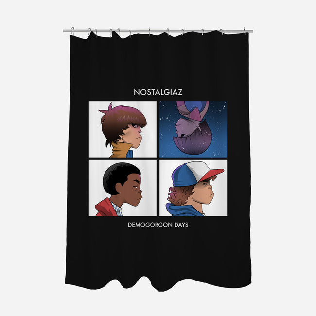 Demogorgon Days-none polyester shower curtain-jpzilla