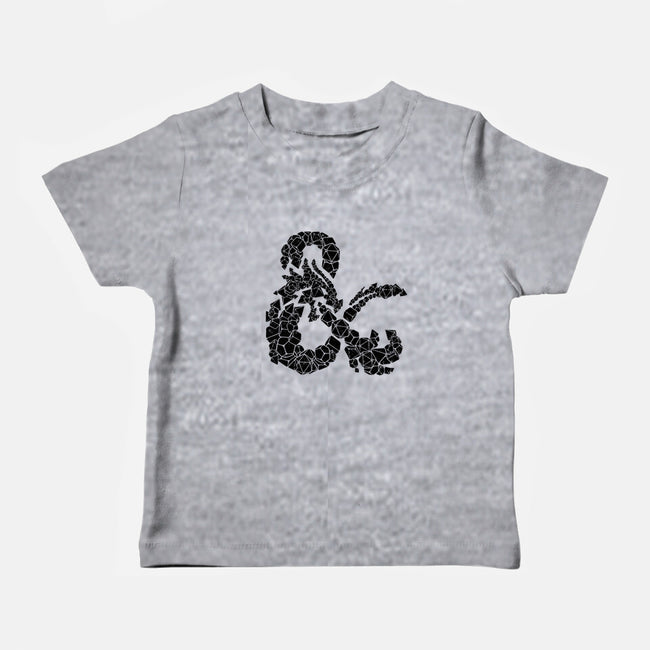 Dice Dragon-baby basic tee-shirox
