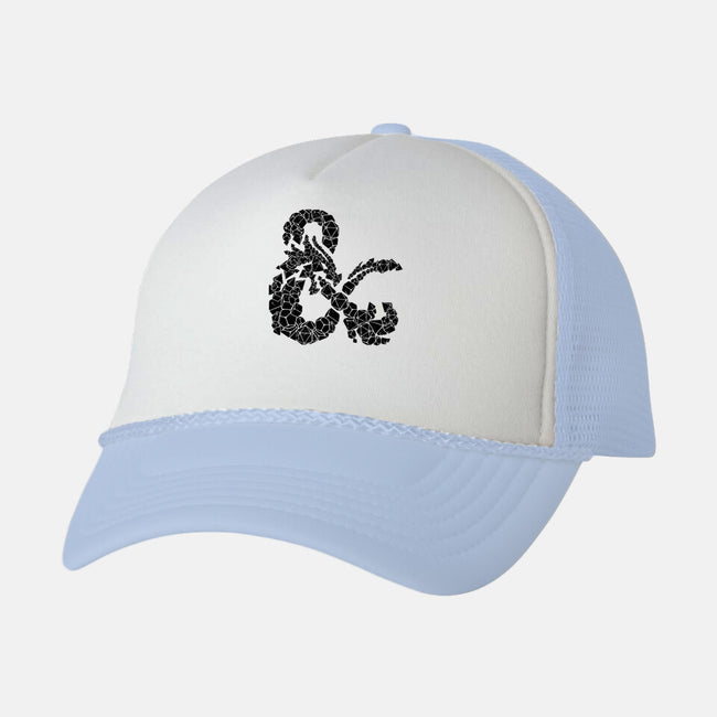 Dice Dragon-unisex trucker hat-shirox