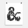 Dice Dragon-none matte poster-shirox