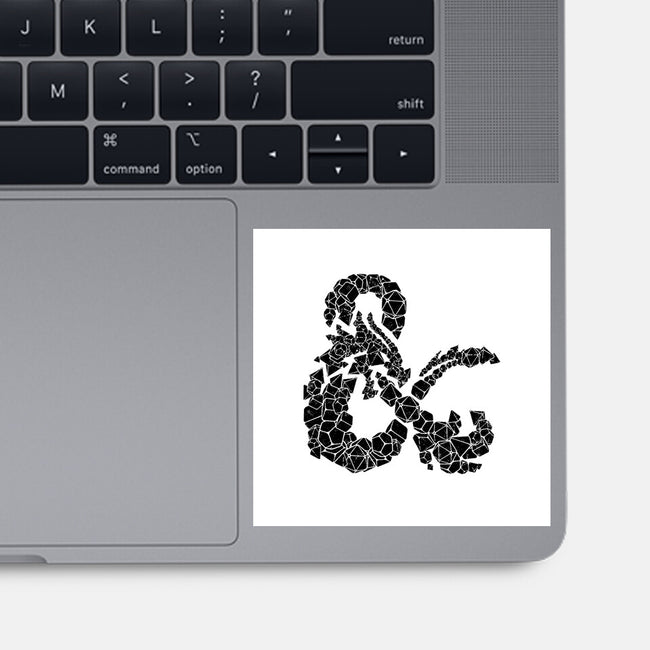 Dice Dragon-none glossy sticker-shirox