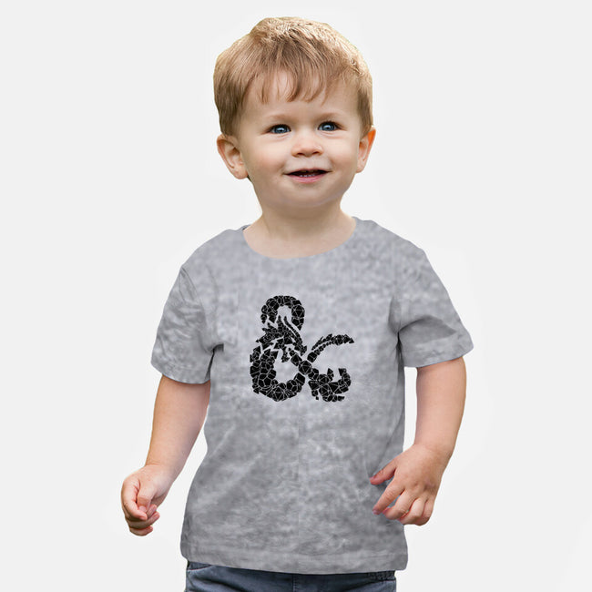 Dice Dragon-baby basic tee-shirox