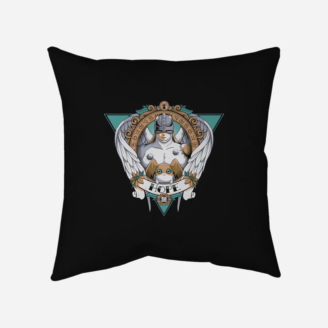 Digital Hope-none removable cover throw pillow-Typhoonic