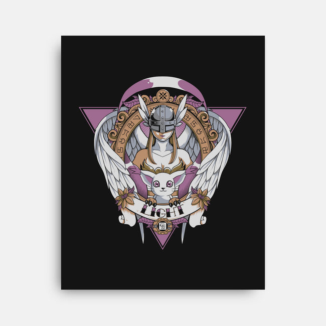 Digital Light-none stretched canvas-Typhoonic