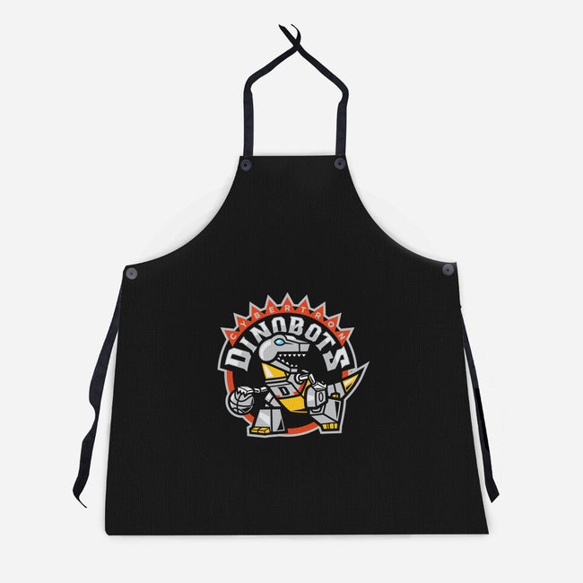 Dino Basketball-unisex kitchen apron-Oktobear