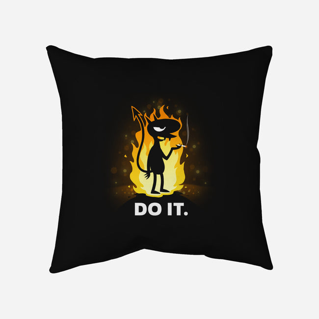Do It-none removable cover throw pillow-THRASHERR