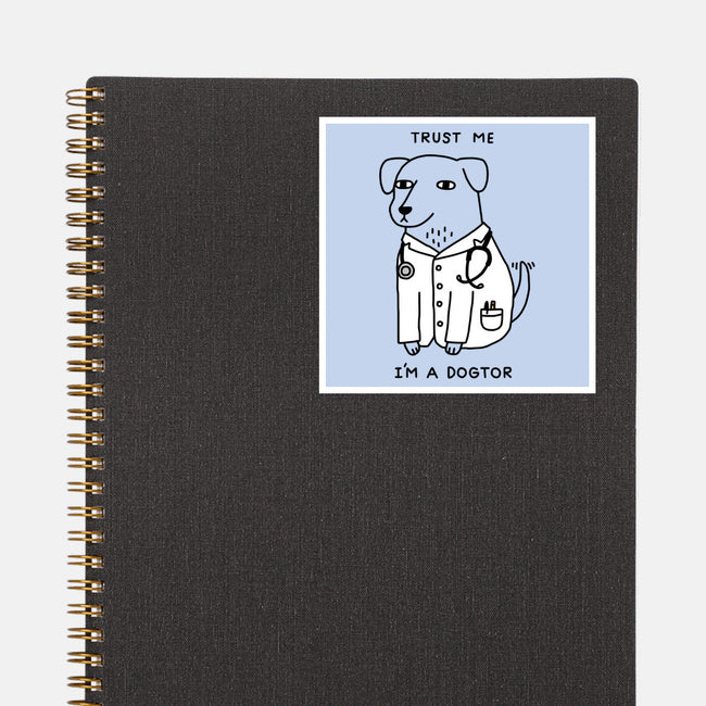 Dogtor-none glossy sticker-Obinsun