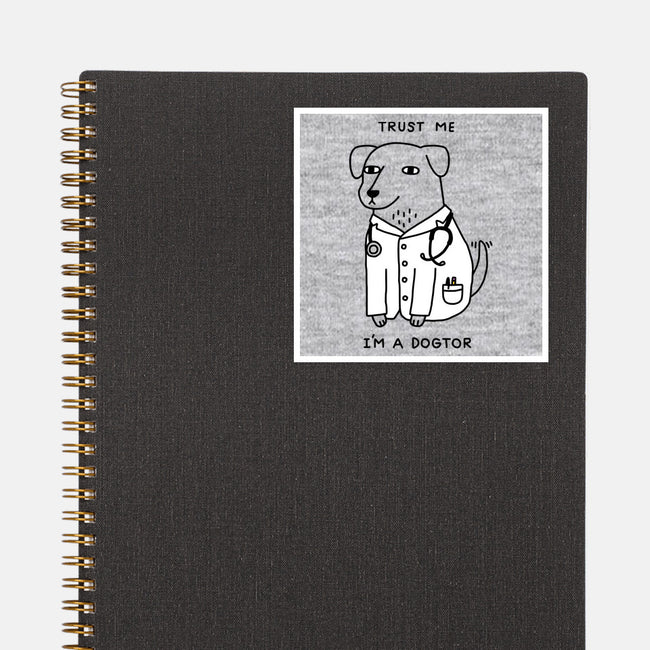 Dogtor-none glossy sticker-Obinsun