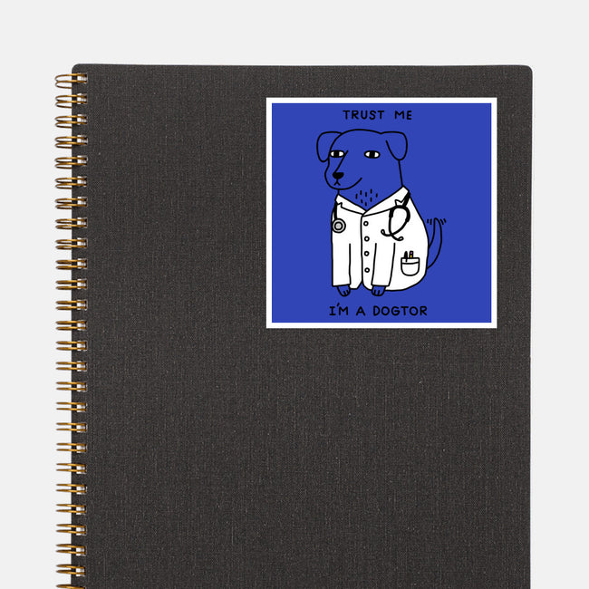 Dogtor-none glossy sticker-Obinsun